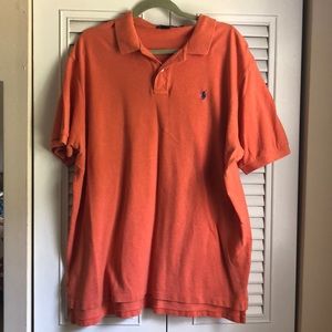 Heathered orange polo by Polo in XXL